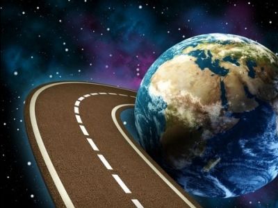 Земной шар и автодорога. Рис.: moldovenii.md Земной шар и автодорога. Рис.: moldovenii.md